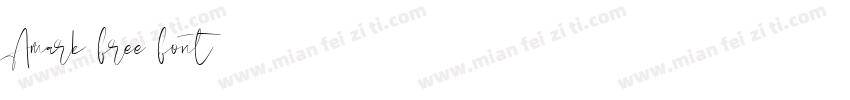 Amark free font字体转换